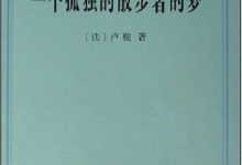 一个孤独的散步者的梦-epub